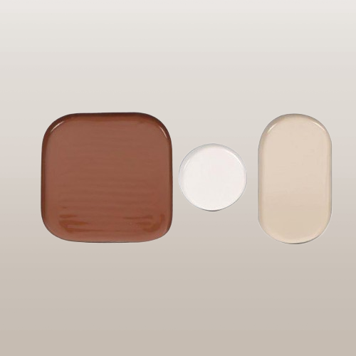 Set de 3 plateaux émaillés Opjet
