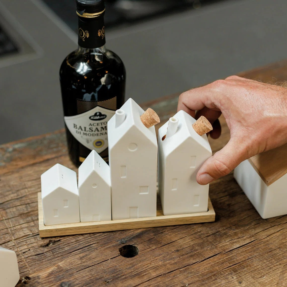Ensemble Huiliers CRUET HOUSE-RADER Räder