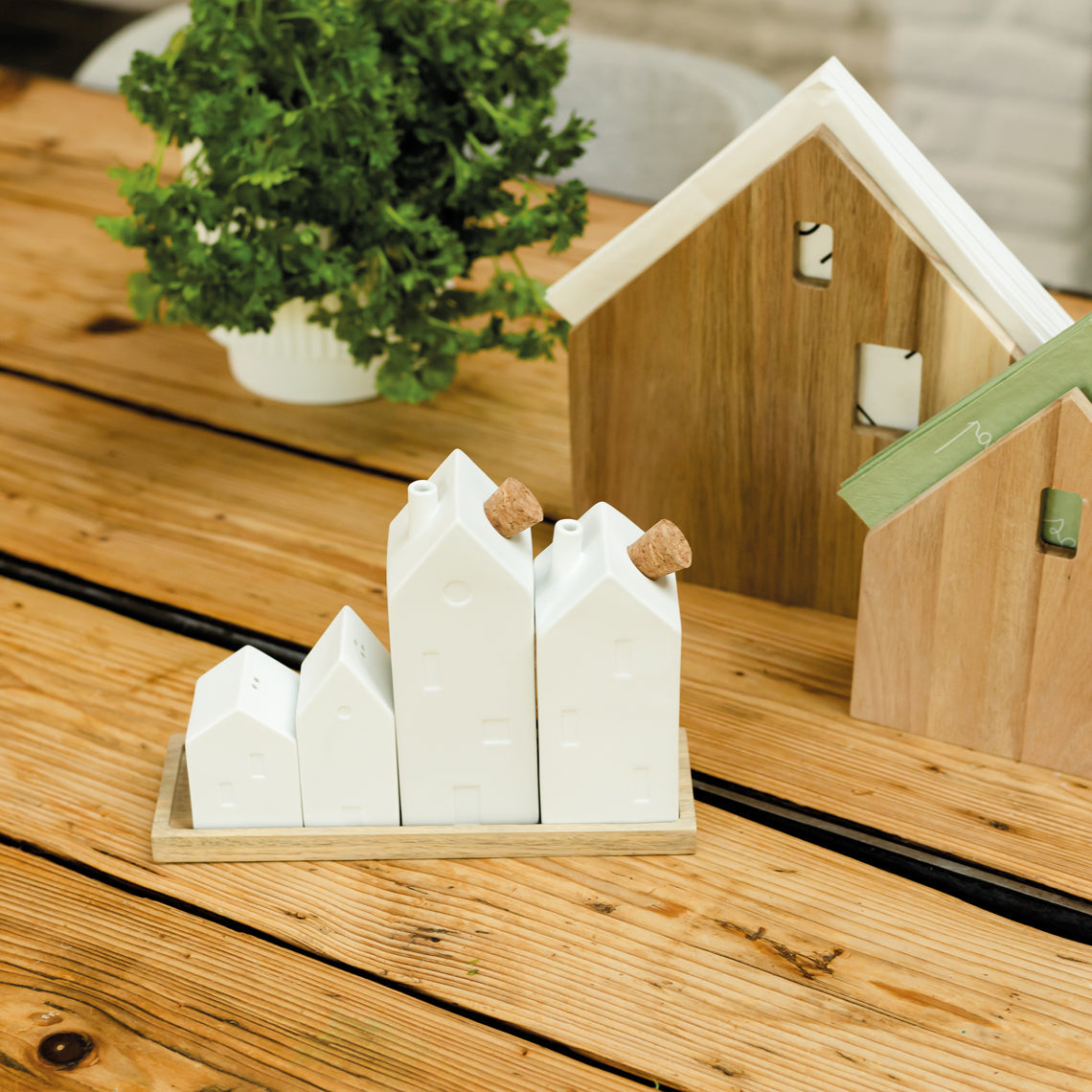 Ensemble Huiliers CRUET HOUSE-RADER Räder