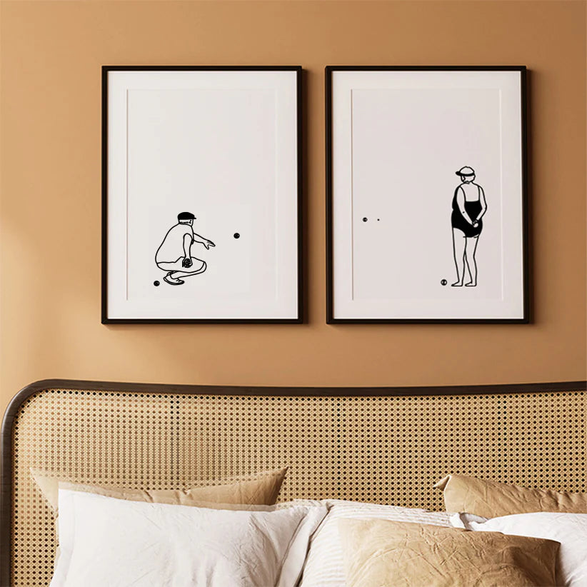 Affiches - Duo sportifs - MAPAMPA