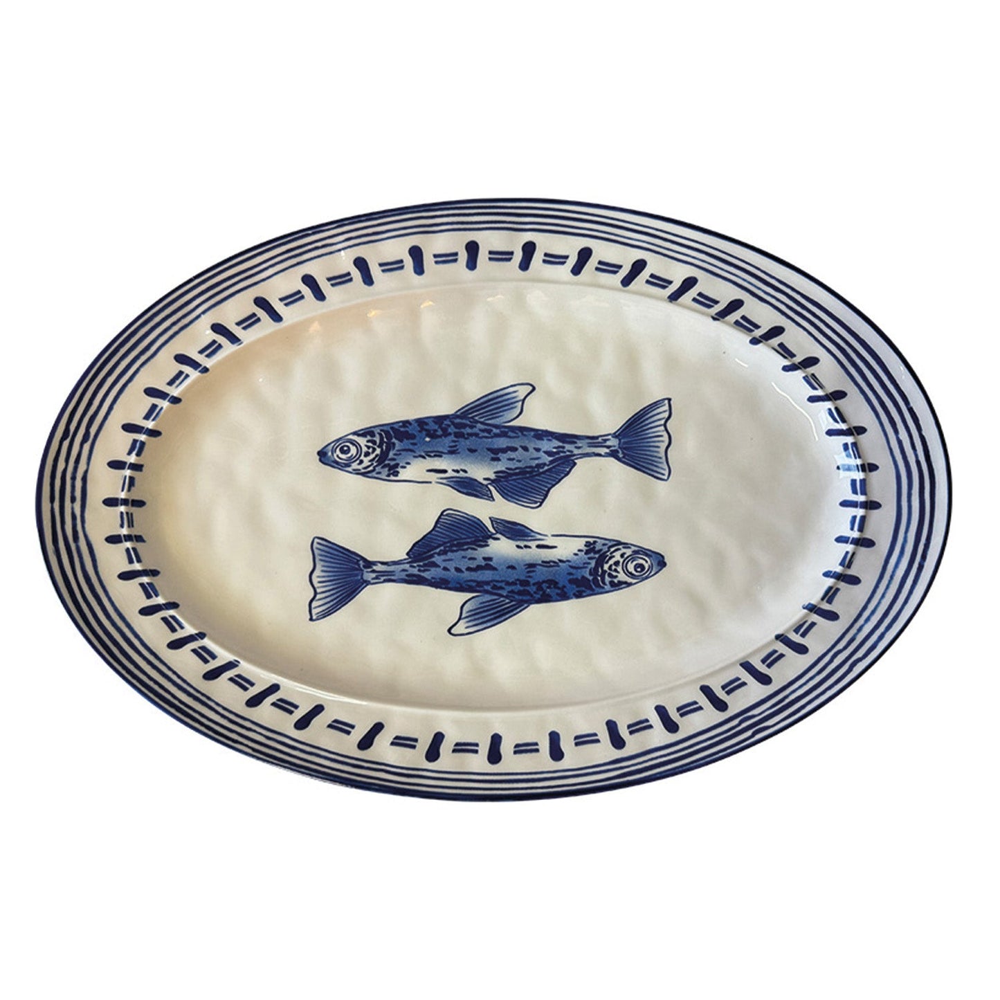 Plat ovale Fish Opjet
