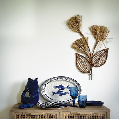Plat ovale Fish Opjet